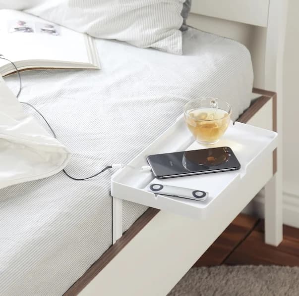 침대 옆 15cm 틈새 공간 살리는 슬림 베드테이블 3종 리얼 사용기